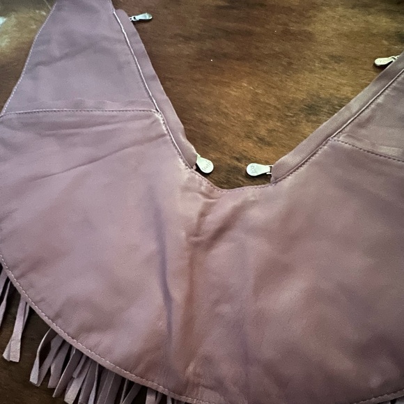 Sash Fringe Purple Bag - Picture 10 of 10